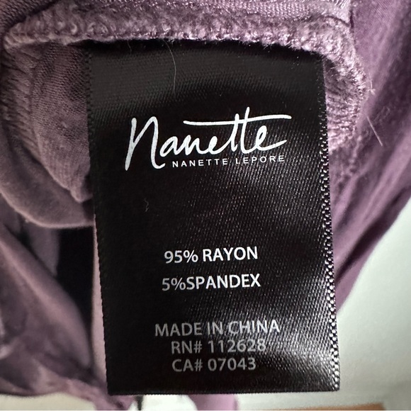 Purple Nanette Lepore Distressed Long-Sleeved Tunic in US M - Picture 7 of 7